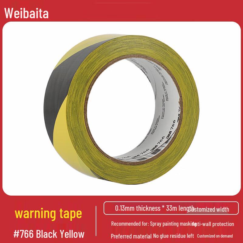 Weibaida 766 PVC Warning Floor Tape 10mm x 33m