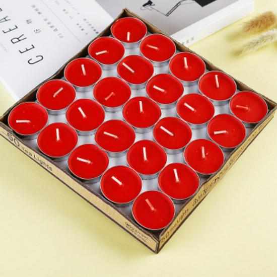 

Беспламенные чайные свечи: 4-8 часов тепла, ароматерапия, романтический декор, идеально подходит для отеля, KTV и дней рождений.