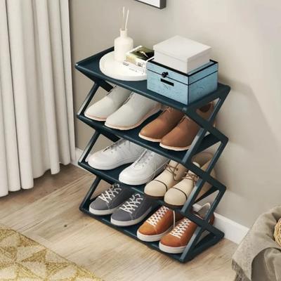 Shoe Organizer Shelf Removable Dustproof Waterproof Shoe Cabinet Save Space Student Dormitory Household Assemble Shoes Cabinet