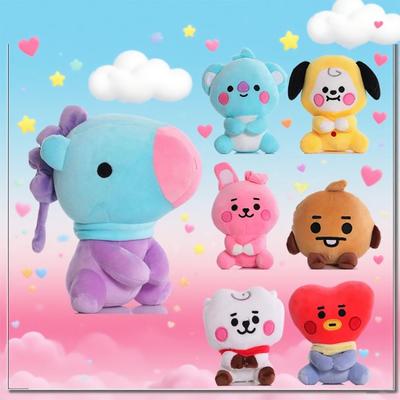 Juguetes de Peluche BTed 21 Calientes Kawaii Mini Llavero Colgante de Anime para Niños 12-22cm Periféricos Bt Animales de Peluche Suaves Muñeca Regalo