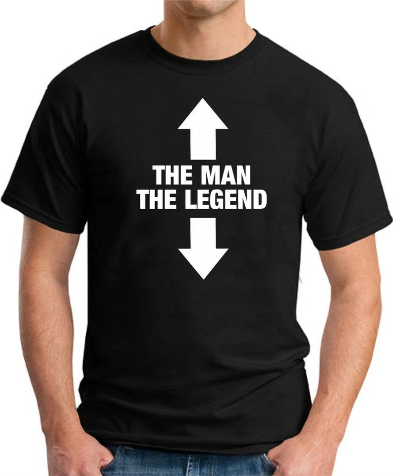 THE MAN THE LEGEND T-SHIRT Funny Slogan Novelty Mens Geeky Gift Present Nerd 5 3XL