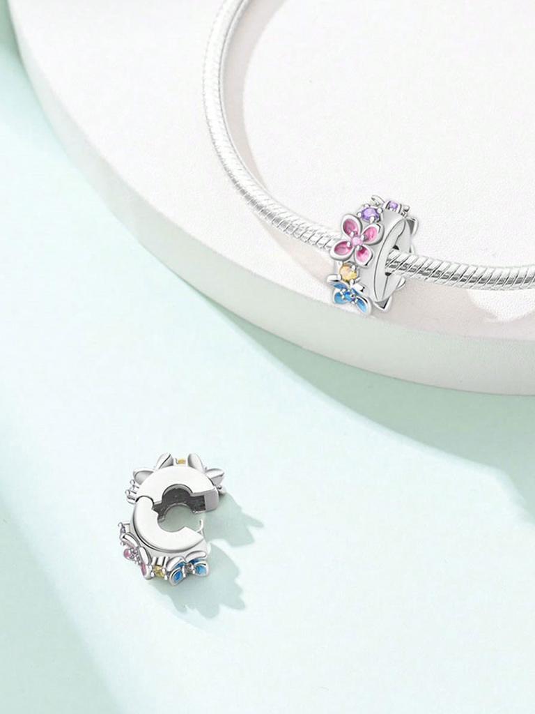 Charm Copper Colors Pink Flower Bow Dragonfly Bead For Original Bracelet Diy Beads Charms Jewellery Making Gift For Women Styfne