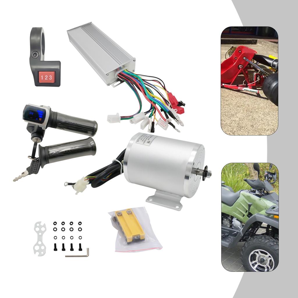2000W 48V Electric Brushless Motor Conversion Controller Kit For Go-kart Scooter