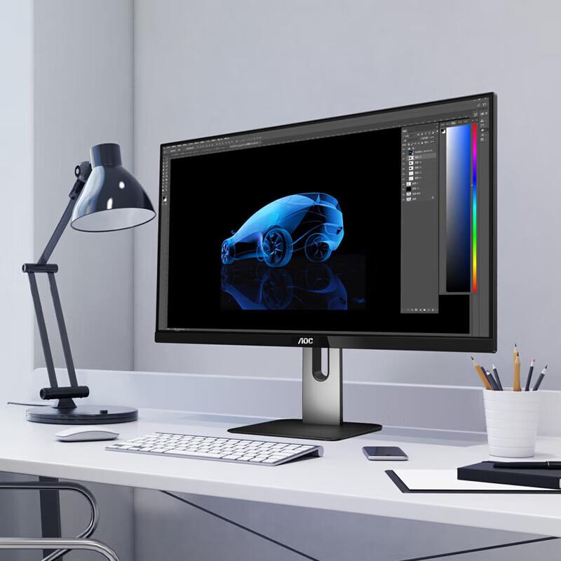 AOC U27P1U 27-inch 4K IPS Monitor CN Plug (adapter Included)