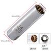 2pcs Magnetic Spark Plugs Socket Wrench Set Featuring Ergonomic Grip Steel Construction for Efficient Engine Maintenance