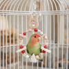 Hanging Bird Swing Toy Wooden Bird Climbing Stand Grinding Claws Chewing Perch  Training Purpose