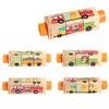 Montessori Puzzle Game Wooden Rotating Jigsaw Puzzle Hand bell Toy Baby Mobile Musical Rattle Toy For Children Newbaby Gift