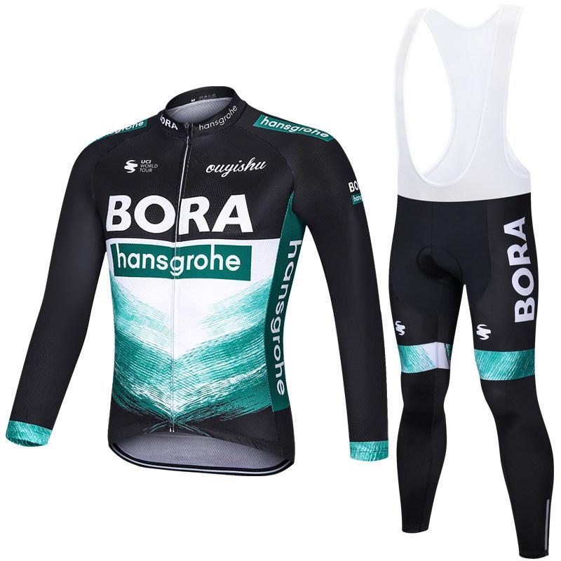 Tour De France Long-sleeved Cycling Suit Overalls Suit Men's and Women's Spring and Autumn Breathable Road Team Version Cycling Suit