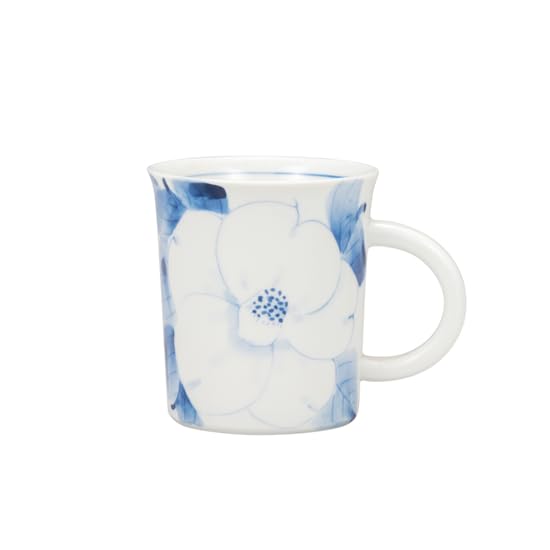 

Kutani ware Iwataya mug white camellia red camellia kiln Kutani ware K8-840