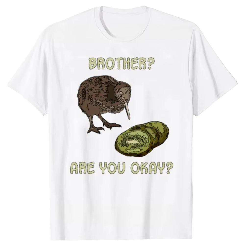 Funny The Kiwi Is Dead T Shirt Unisex Vintage New Zealand Bird Graphic Print Cotton Regular Fit Summer Streetwear Tee Top