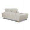 Sofa Couch Bosso Living Room Family Furniture Beige Velvet Recliner Headrest