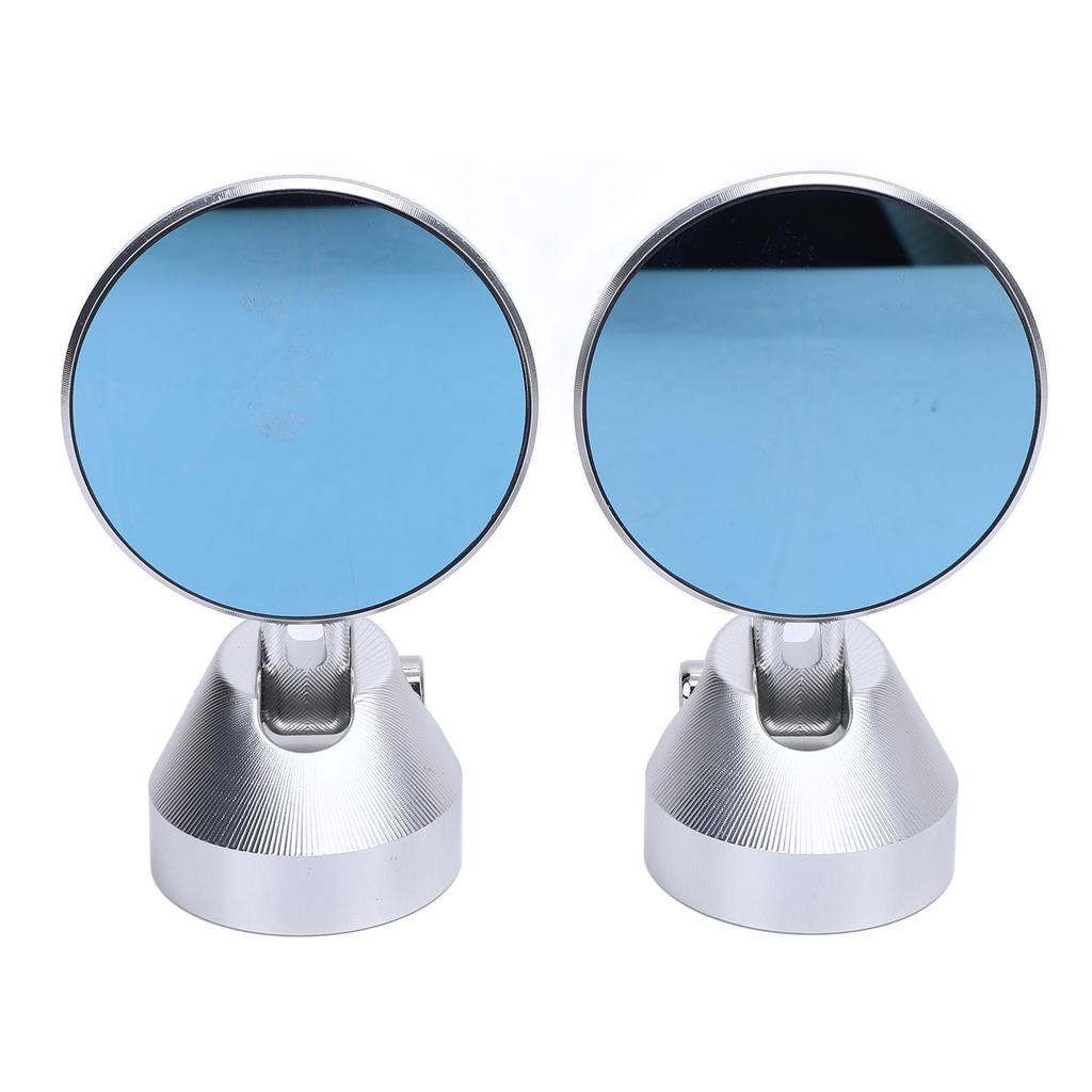 2 Pcs Handlebar Rearview Side Mirror Clear Round CNC Replacement for Sprint 50 150 Prima 50 150 GTS150 250 300 2013 To 2024