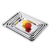 LIJIA Stainless Steel Food Serving Tray