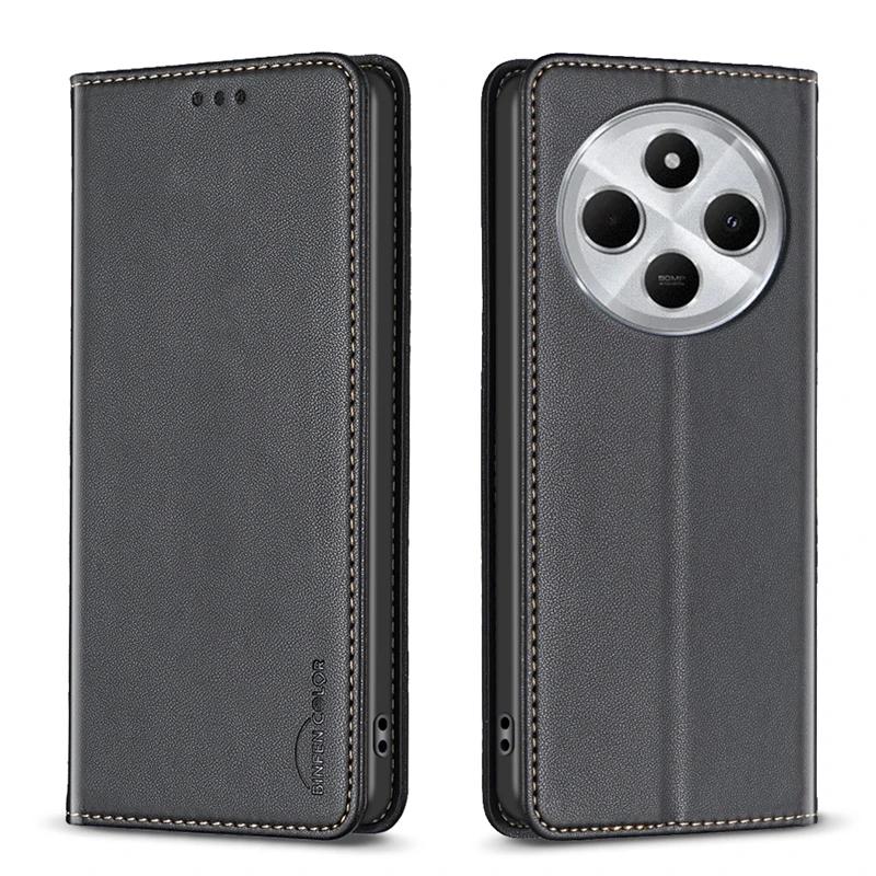 For Xiaomi Redmi 14C Case Magnetic Flip Phone Case On For Fundas Xiomi Redmi 14C Leather Cover Redmi14C 14 C Card Slots Coque