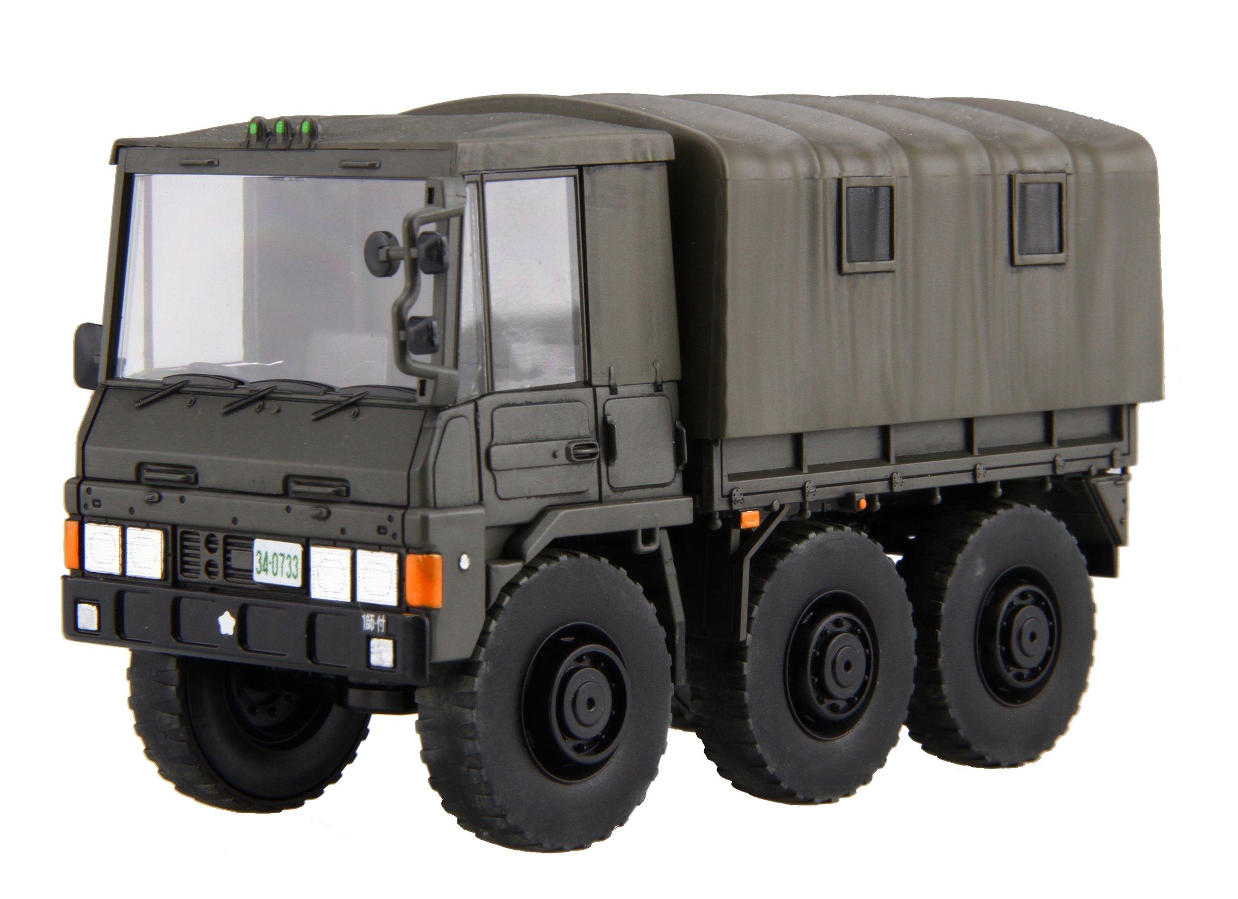 

Fujimi Model Chibimaru Military Series No. 3 Chibimaru 3.5-ton Truck, 2-Car Set, Non-Scale, Pre-Colored Plastic Model Kit, TM3
