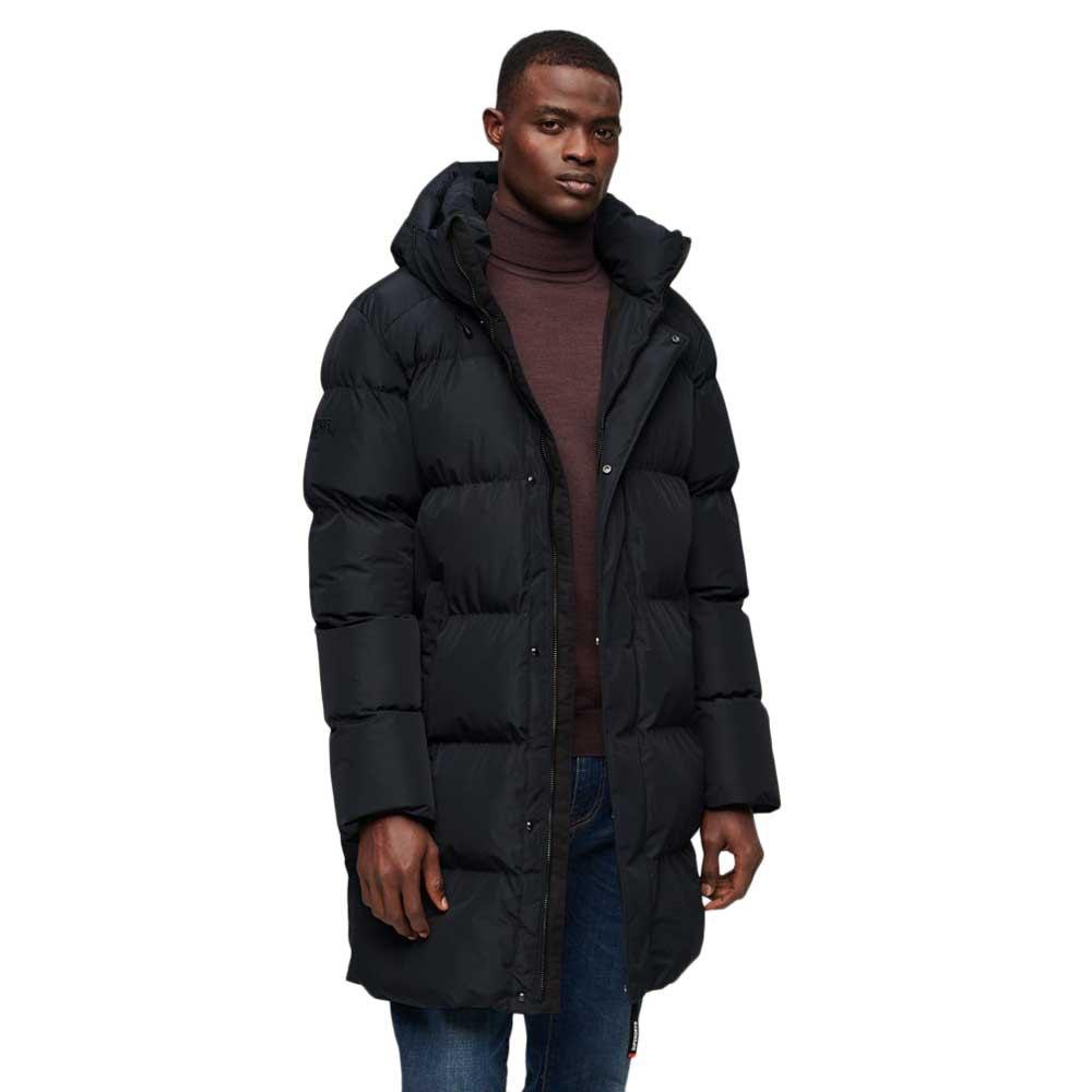 Superdry Herren Blau Daunenjacke Mit Kapuze - Bild 2