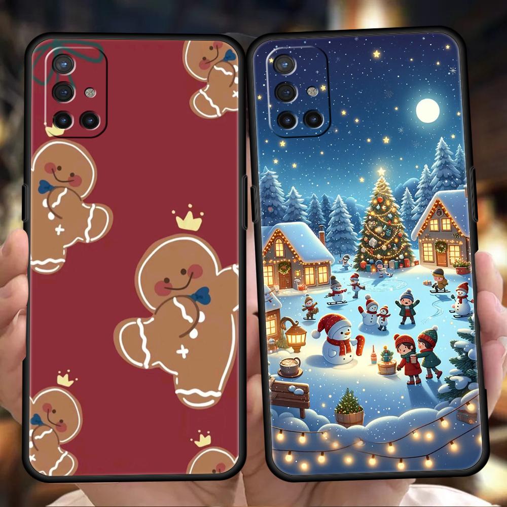 New Year Christmas Luxury Phone Case For Oneplus 10T 11 R10 Nord N100 N200 N10 10 7 8 9 7T 8T 9R 9RT CE 2 Z Pro 5G Silicon Cover