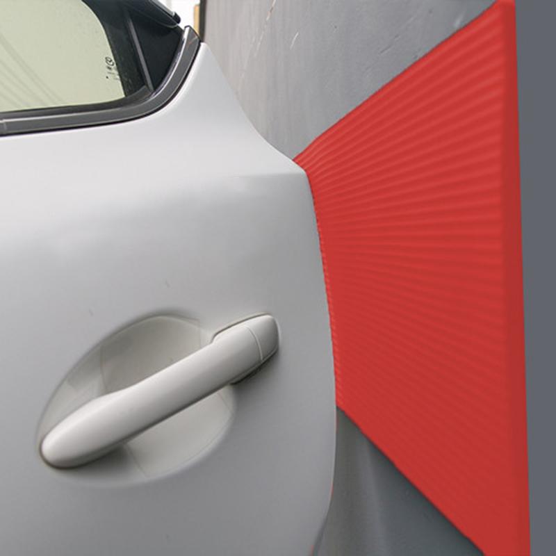 1M Anti-collision Car Door Protector Garage Wall Corner Bumper Guard Cutable Rubber Anti Scratch Strip Parking Spaces Warehouses