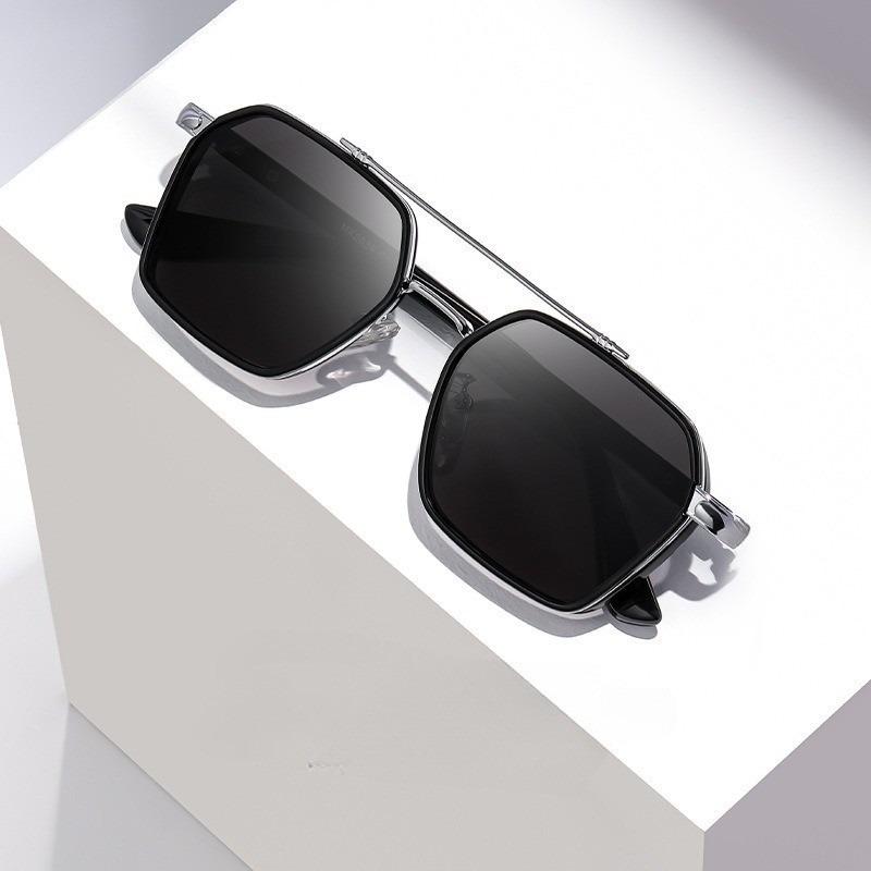 Fotochromatické Polarizované Sluneční Brýle UV400 Pilotní Styl Zabarvující se Čočky Pánské Antireflexní Řidičské Brýle Odstíny pro Muže