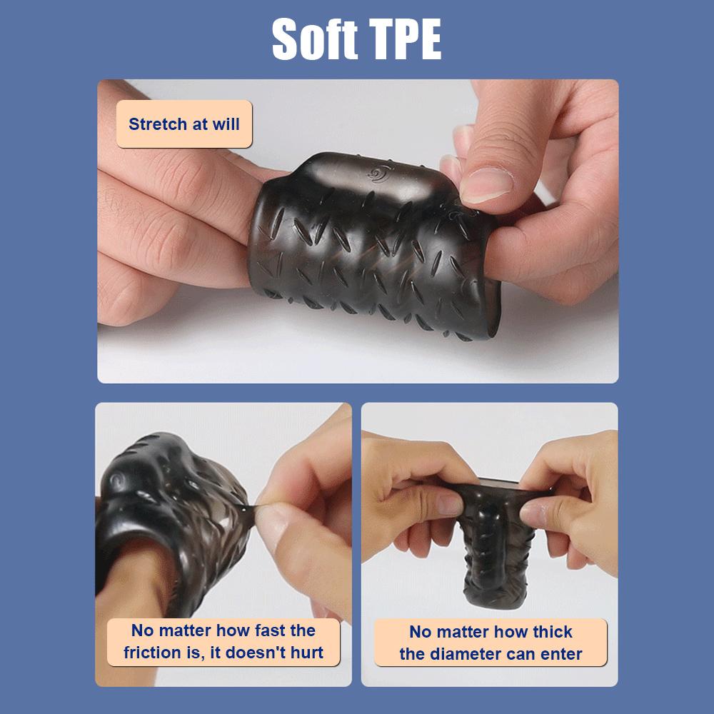 Penis Glans Sleeve Vibrators Delay Ejaculation Sex Toys For Men Couple Rings Cock Ring Extender Foreskin Correction Ring