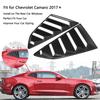 Quarter Window Louver Trim Cover for Chevrolet Camaro 2017-2026 2026 Rear Window Spoiler Panel Car Styling Exterior Accessosries