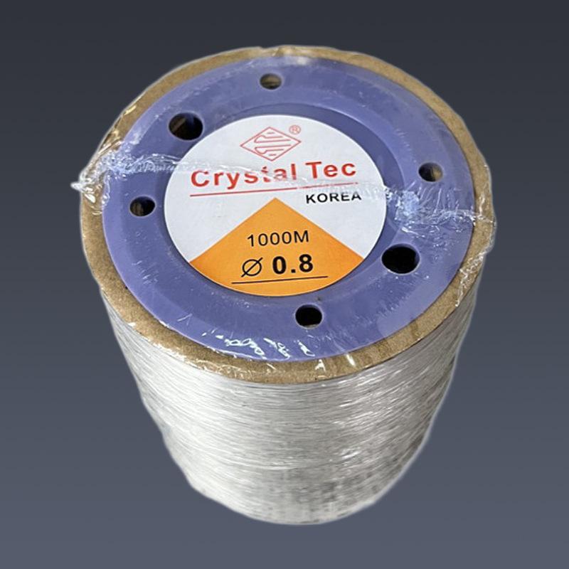

Factory multi-color large roll white elastic fish silk thread rubber band elastic wire rope beaded crystal elastic wire accessories 0.5mm