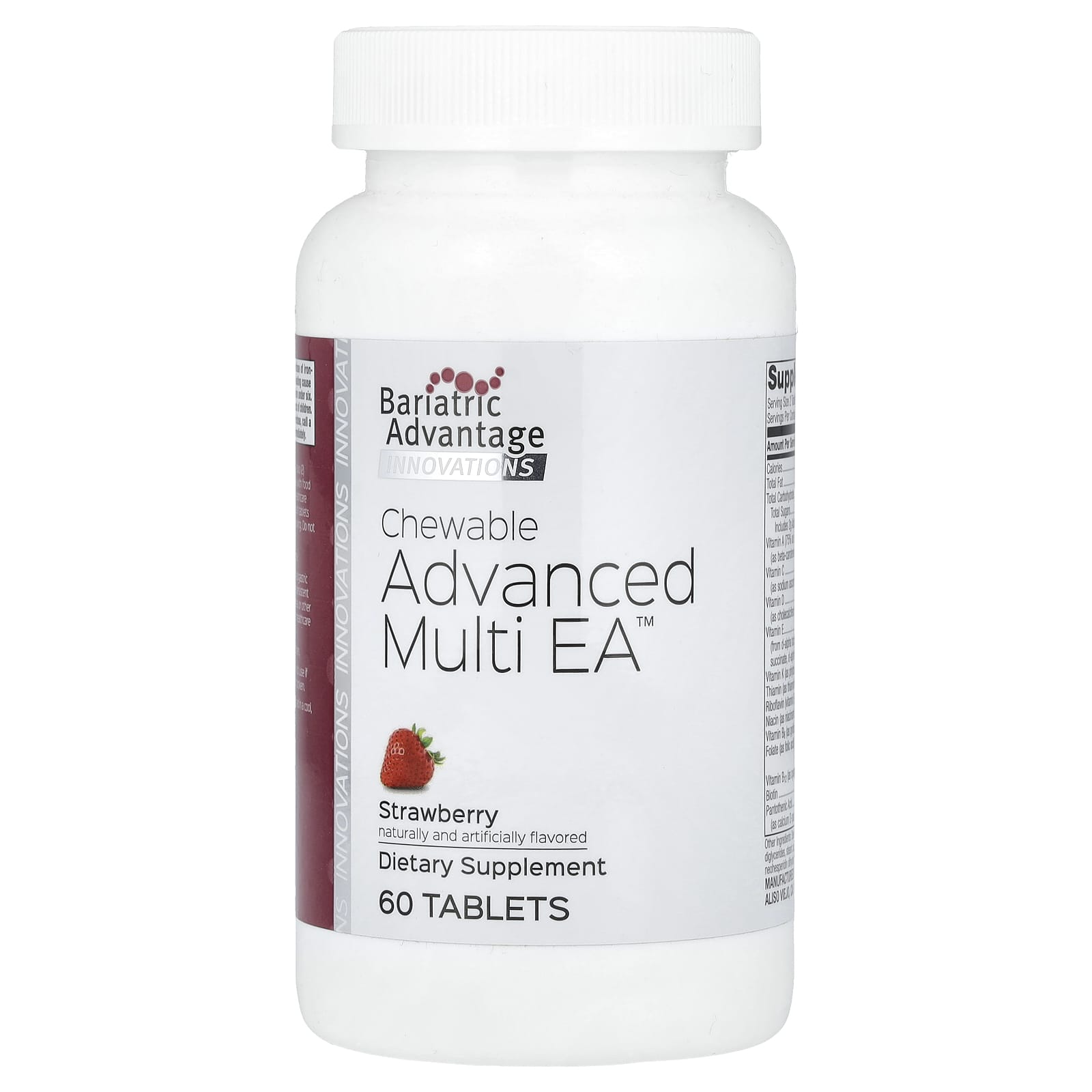 

Chewable Advanced Multi Ea, Strawberry, 60 Tablets