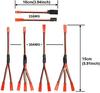 GTIWUNG 6-Piece Set 2-Pin Male and Female Connector Plugs JST Y Connector Cable RC Connector Adapter