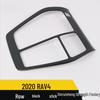 Stainless Steel Gear Shift & Cup Holder Decorative Panel for 2020 RAV4