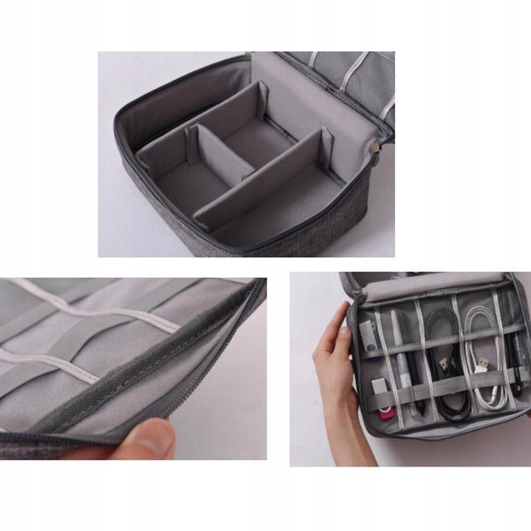 Bolsa Organizadora Para Cables Tarjetas Discos Cargadores Usb