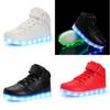 USB-wiederaufladbare leuchtende Sneaker für Kinder, High-Top-Freizeitschuhe mit Wärme und Langlebigkeit