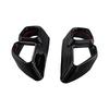1 Pair Car Tail Exhaust Pipe Outlet Muffler Pipe Cover Decorative Tail Throat Frame for BMW 5 Series G30 G38 2018 -
