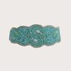 New Taiji Pattern Bead Elastic Buckle Waist Belt, Heavy Industry Bohemian Ethnic Style Women's Belt