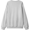 Skechers Sport Alliance Series Large Letter College Style Knitted Pullover Long Sleeve Sweatshirt Men sweatshirt Gray L424U010-01UV