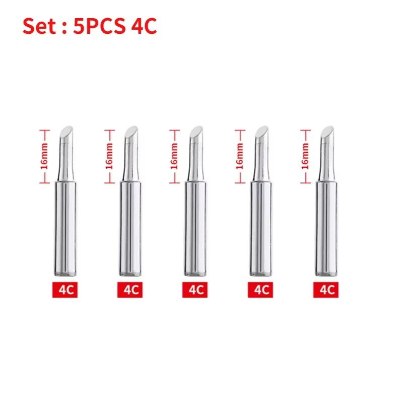 5Pcs Soldering Iron Tips K/SK/B/I/IS/1C/2C/3C/4C/2.4D/3.2D Soldering Iron Tips Set 900M-T Series BGA Soldering Tool Accessories