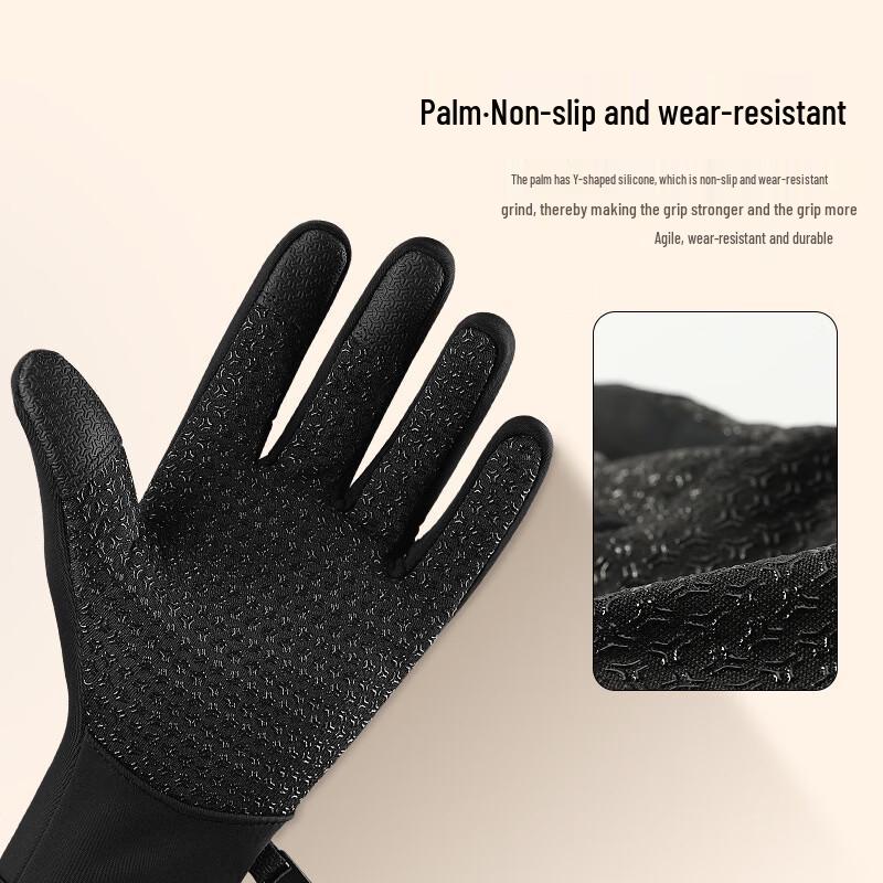 Winter Fleece Cycling Ski Touchscreen Gloves