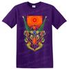 Samurai Mask T Shirt Retro Anime Cartoon Halftone Armor Warrior Graphic Art Tee