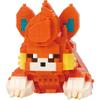 Kawada Nano Block Pocket Monster Pamo 4x14x18 cm Building Set for Ages 12 and Up