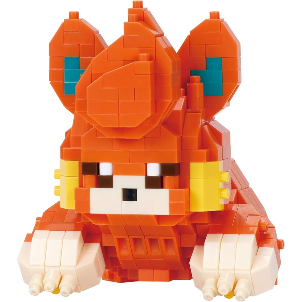 Kawada Nano Block Pocket Monster Pamo 4x14x18 cm Building Set for Ages 12 and Up