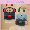 Pu Cartoon Animal Tissue Holder With Multifunctional Storage For Car And Home Use