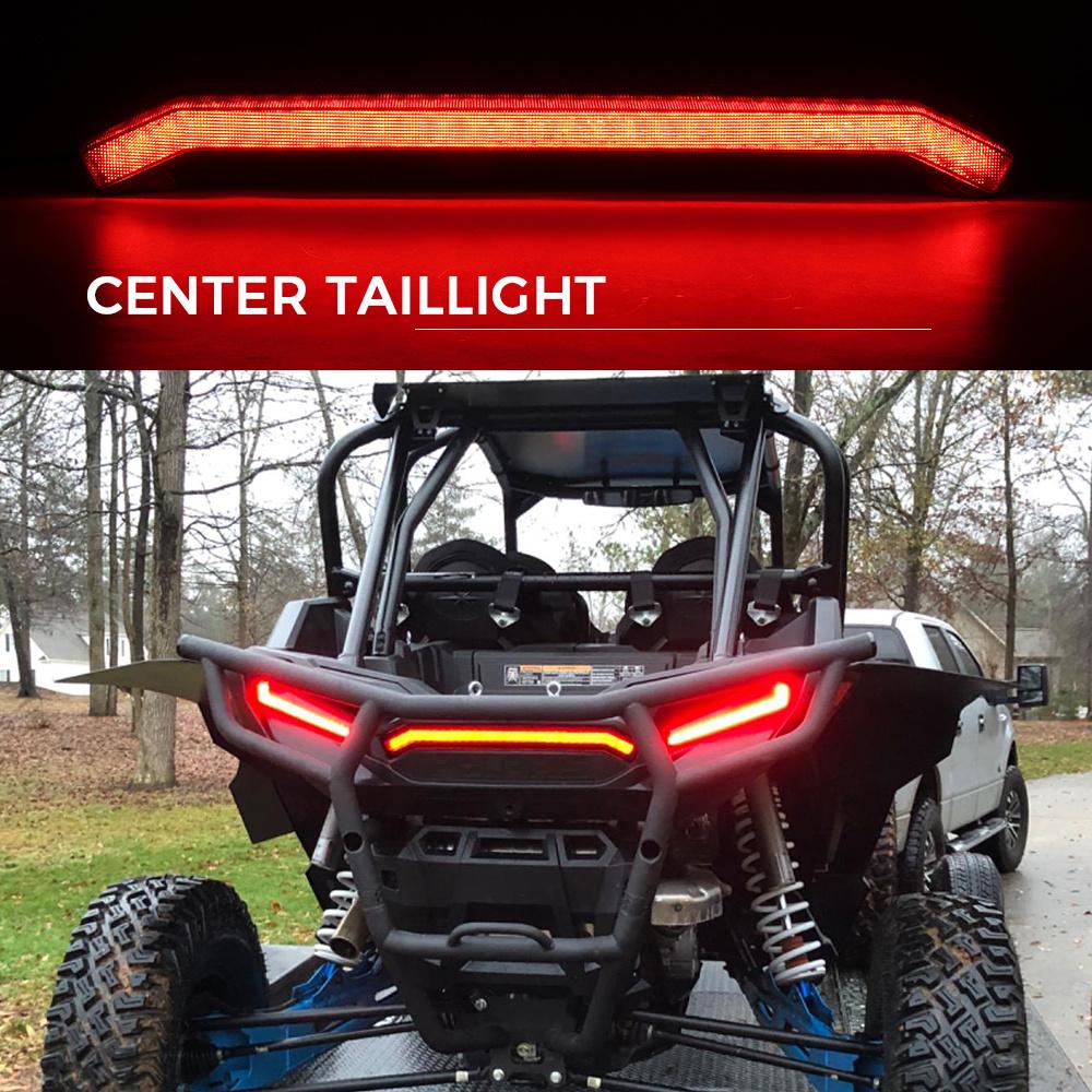 

Red Rear LED Center Tail Brake Light For Polaris RZR XP 1000/RZR XP 4 1000 18-22