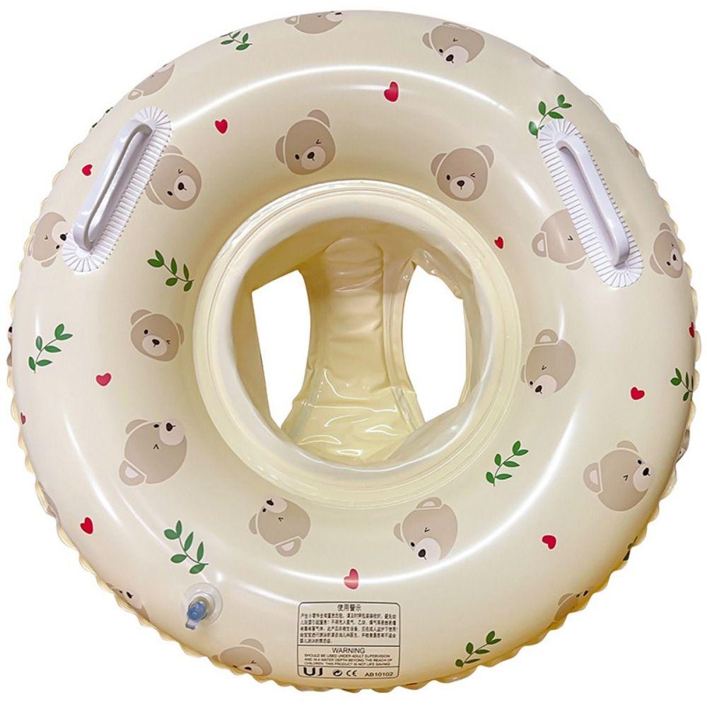 

Надувной круг для плавания Bear Baby с двойной ручкой, детский плавательный круг, сиденье для плавания, поплавок для детей bear