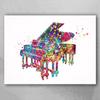 Music Notation Equipment Watercolor Poster Print Music Art Vintage Picture Wall Art Canvas Painting for Home Room Decor Cuadros