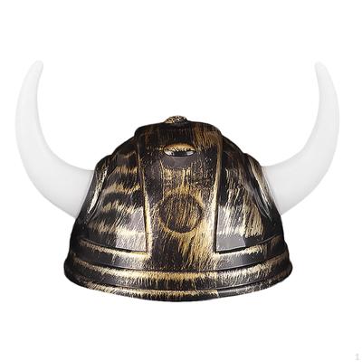 Horned Hat Knight Costume Accessory Middle Ages Samurai Pirate for Festival Party