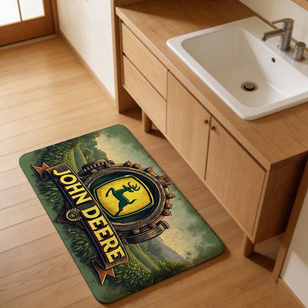 Klassiek Logo J-John D-Deere Keukenmat Kinderkamer Slaapkamer Decoratie Balkon Antislip Deurmat Woonkamer Alfombra
