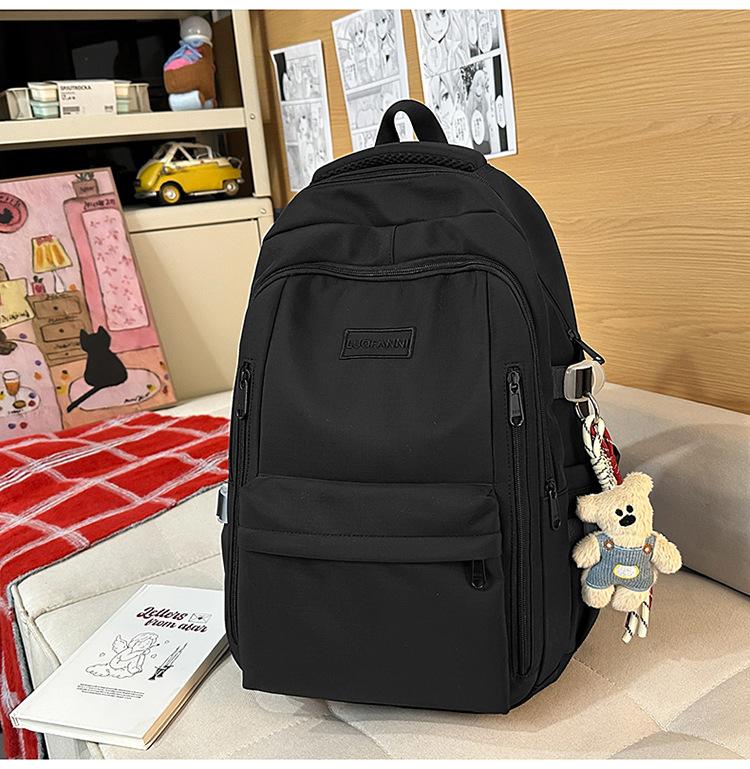 Schoolbag New Leisure Travel Backpack Stylish Simple Backpack College Style Female Junior High School Student College Student School Bag