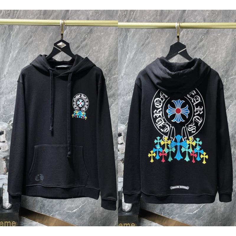 2025 Chrome Heart Hoodie: Casual Loose-Fit Zip-Up for Men & Women