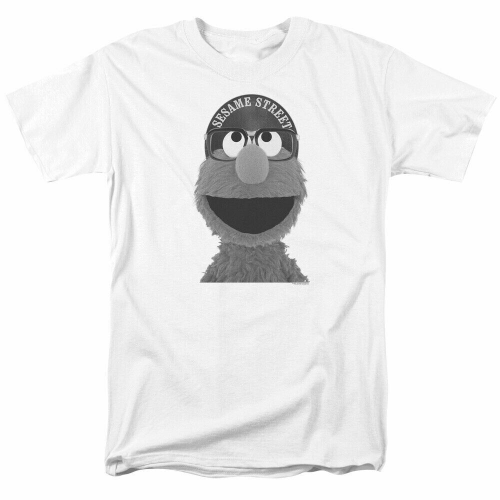 26 Sesame Street Elmo Lee T Shirt Mens Licensed Classic TV Show White Unisex T-Shirt L