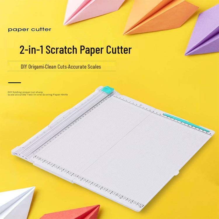 Foldable A4 DIY Dual-Use Paper Cutter & Scorer 861