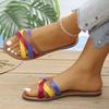 Fashion Women Slippers Outdoor Flat Slip On Sandals Lightweight Anti-slip Women Shoes Comfortable Casual Slippers Home Slides Women